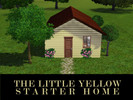 Sims 3 — Little Yellow Starter Home by avilina — This cute little starter home was designed so that your Sims can start