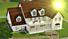 Sims 3 — Charming Villa by simmyrachelle — A Charming Villa with 3 bedrooms, 3 1/5 baths. A open kitchen layout with a