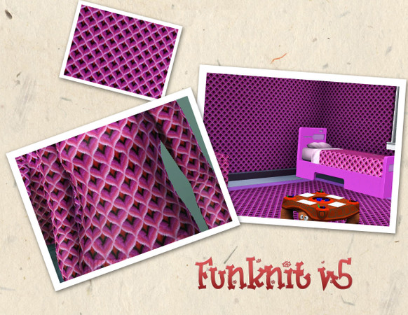 Sims 3 — Funknit v5 by Greda — Knit Pattern