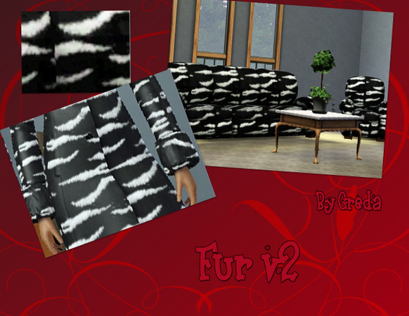 Sims 3 — Fur v2 by Greda — Fur Pattern