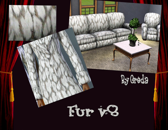 Sims 3 — Fur v8 by Greda — Fur Pattern