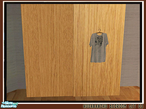 Sims 2 — Huabanzhu Bedroom Set 03 - wall deco 01 by huabanzhu — 
