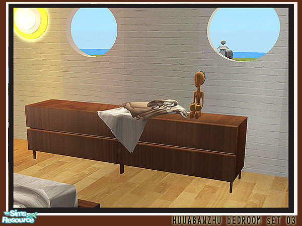 Sims 2 — Huabanzhu Bedroom Set 03 - dresser by huabanzhu — 