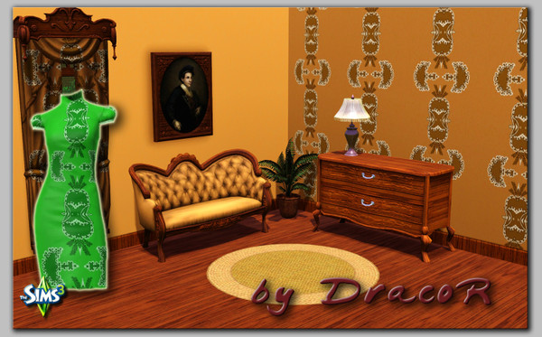 Sims 3 — Flower VI by DracoR — This pattern will be amazing in your home!
