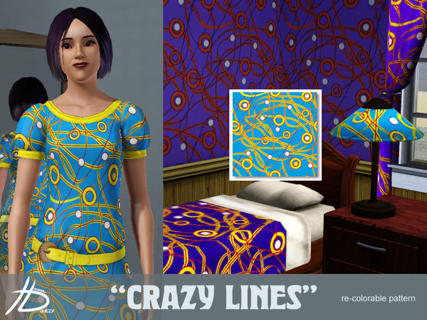 Sims 3 — Crazy lines by Hanna_Darzy — lines