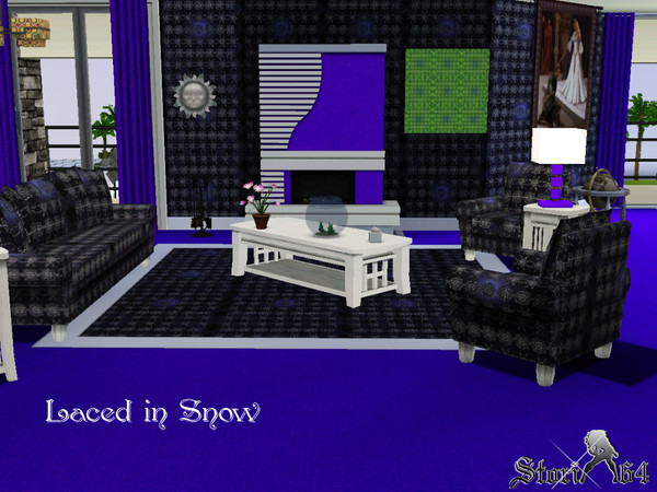 Sims 3 — Laced in Snow by stori_64 — pattern of snow flakes