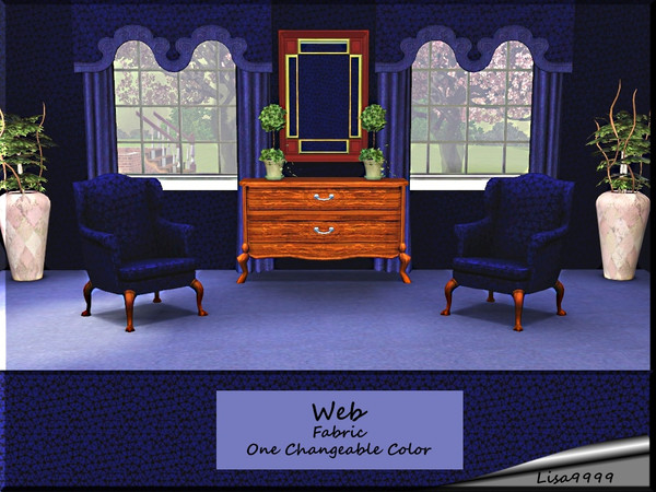 Sims 3 — Vamp Web by lisa9999 — A web like pattern.One changeable. Lisa9999