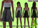 Sims 3 — Ekm's Design Stripped Dress by Ekims — Ekm's Design Stripped Dress.Thanks for downloading...