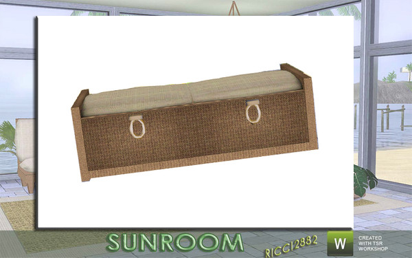 Sims 3 — Sunroom Living Coffee Table by TheNumbersWoman — Ahhhh, the smell of whicker, the smell of Simoleans you're