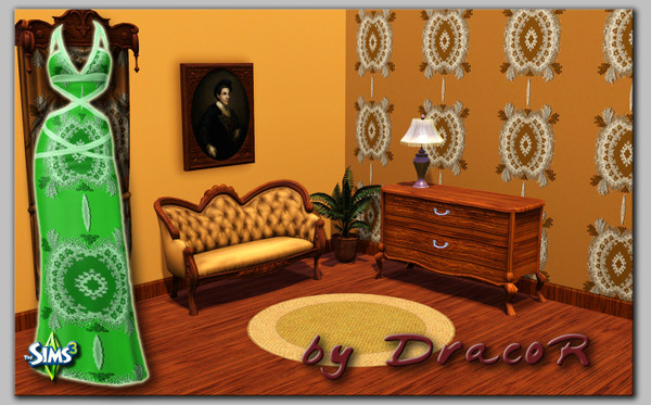 Sims 3 — Flower IX by DracoR — Amazing natural pattern! Your Sims will be look fantastic with dresses with this pattern.