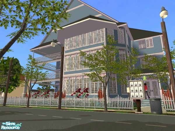 Sims 2 — Legacy by squeakers — This victorian building has been lovingly restored to it\'s former beauty, and has also