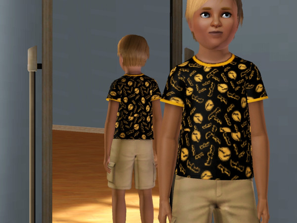 Sims 3 — Halloween Bats by sbanana210 — Orange and Black Halloween Bats 