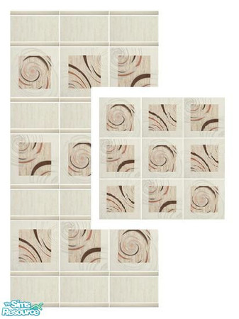 Sims 2 — Xeno by Mekhi — A set of modern tiled wall and floor for your home, enjoy!