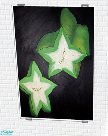 Sims 2 — modern dining group - B43 Painting Fruit by Birgit43 — 