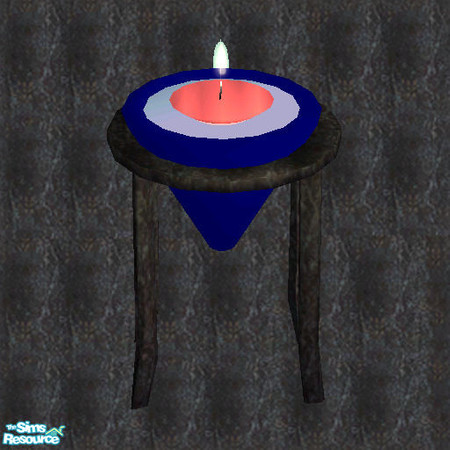 Sims 2 — Candle Set V-Floating candle-MESH by Paleoanth — Part V of the candle set. This is a floating candle set into a