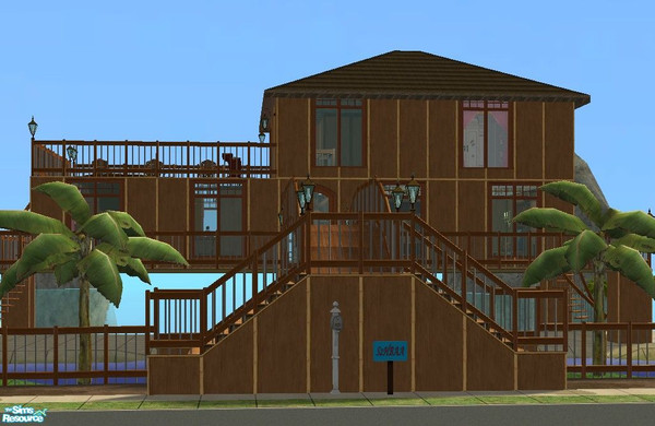 Sims 2 — Wavey Shores by simonandy — A medium sized beach lot which can also be used as a residental lot if desired