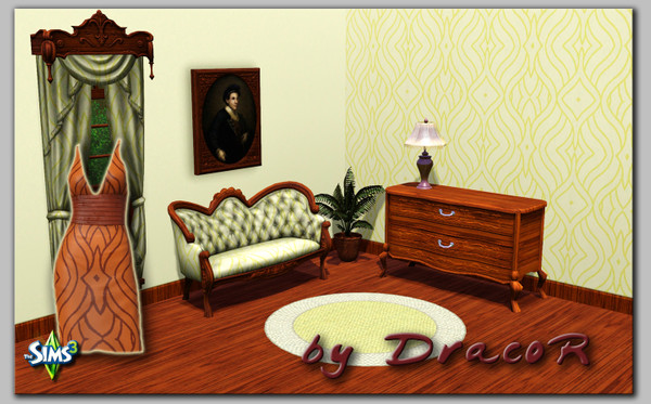 Sims 3 — Abstract III by DracoR — Abstract pattern for your crazy Sims and their houses! It's very energetic and