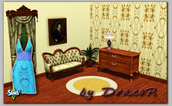 Sims 3 — Flower XI by DracoR — Natural pattern for your calm and romantic Sims and thier houses! It's very relaxing and