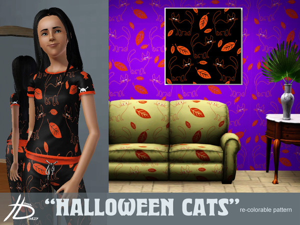 Sims 3 — Halloween cats by Hanna_Darzy — 