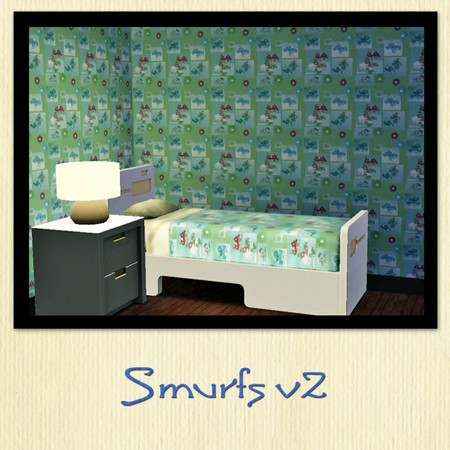 Sims 3 — Smurfs v2 by Greda — Kids Pattern