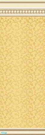 Sims 2 — jsf2PLENSunnySatinScrolls by jsf — Newly restyled ParkLaneEgg mouldings hold scrollwork on a sunny, golden