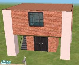 Sims 2 — Affordable Modern Brick House by cameron4459 — This modern house is for the people who want a house that is
