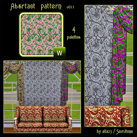 Sims 3 — Abstract pattern v.011 by Semitone — Abstract pattern v.011