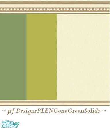 Sims 2 — jsf DesignsPLENGoneGreenSolids by jsf — Newly redesigned ParkLane egg and rope embellished mouldings, hold full