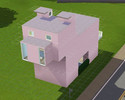 Sims 3 — Pretty Little Pigsty by loveotter — Part of my in-progress animal collection. From the front, this modern house