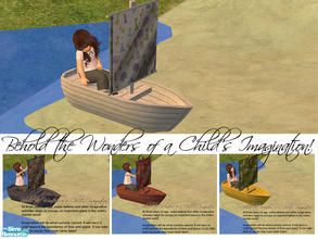 Sims 2 — Behold the Wonder Set by Nanshi — Based on Solfal's very cute toddler toy boat. You must have this mesh in order