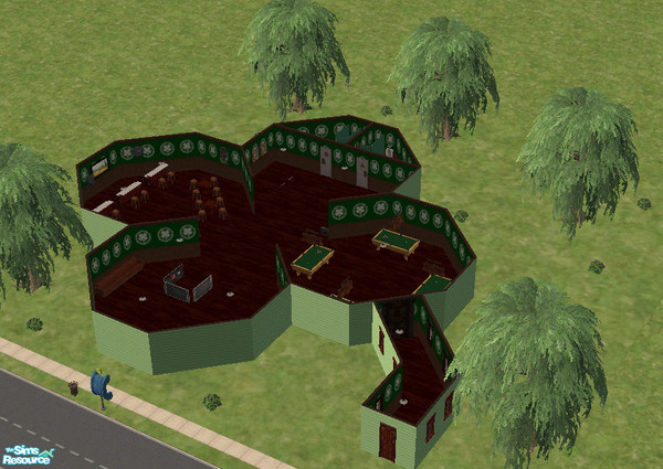 Sims 2 — Irish Pub by Tarora — A fully furnished Irish Pub