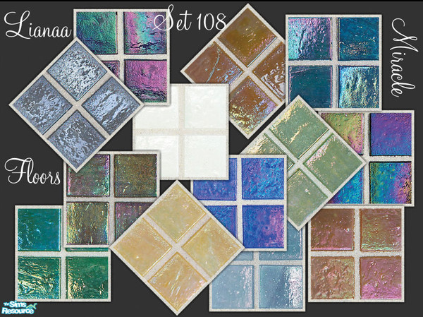 Sims 2 — Set 108 Miracle Floors by Lianaa — Set 108 Miracle Floors