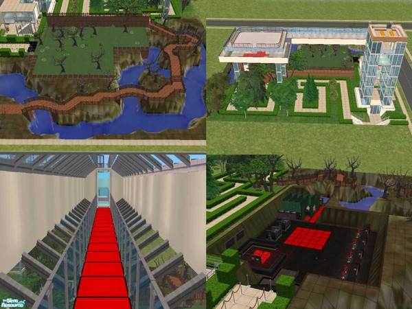 Sims 2 — Haven and hell Club by McMicky — As you can see this club has two clubs haven and hell. In both i've added Dj's