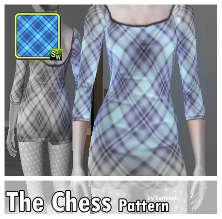 Sims 3 — The Chess Pattern by llaminsk — Good on everything!!! ^_^ 