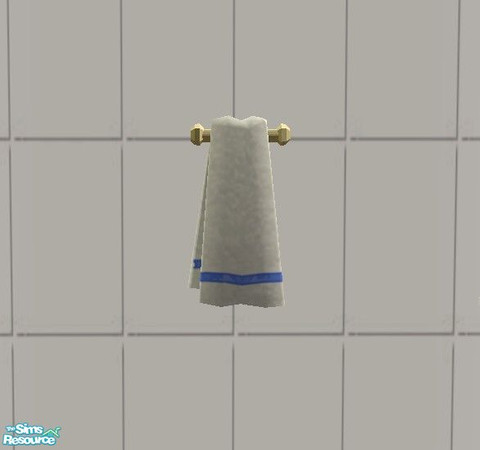 Sims 2 — Jewel-Tones Bath - \"Sapphire\" Little Towels by Riverwillows — Beautiful bathroom set in sapphire