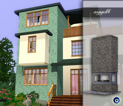 Sims 3 — Stucco 01 by ayyuff —