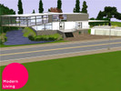 Sims 3 — 15 Summer Hill Court by bloblolip — This is a modern home, perfect for a young rich sim. It sits in a large well