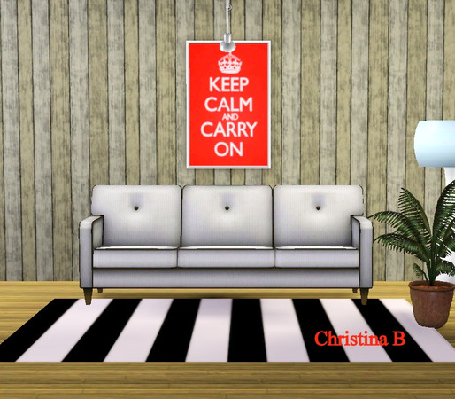 Sims 3 — Keep Calm and Carry On Red by cbatkinson73 — Graphic Art Print "Keep Calm and Carry On"
