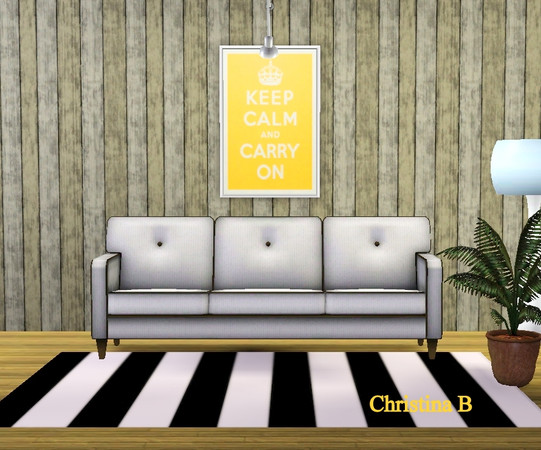 Sims 3 — Keep Calm and Carry On in Gold by cbatkinson73 — Graphic Art Print "Keep Calm and Carry On"