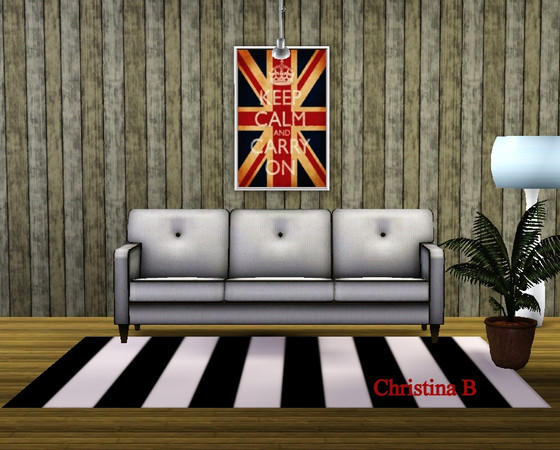Sims 3 — Keep Calm and Carry On in Union Jack by cbatkinson73 — Graphic Art Print "Keep Calm and Carry On"