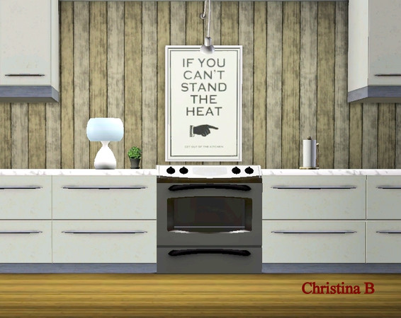 Sims 3 — If You Can't Stand the Heat Get Out of The Kitchen by cbatkinson73 — Graphic Art Print "If You Can't Stand