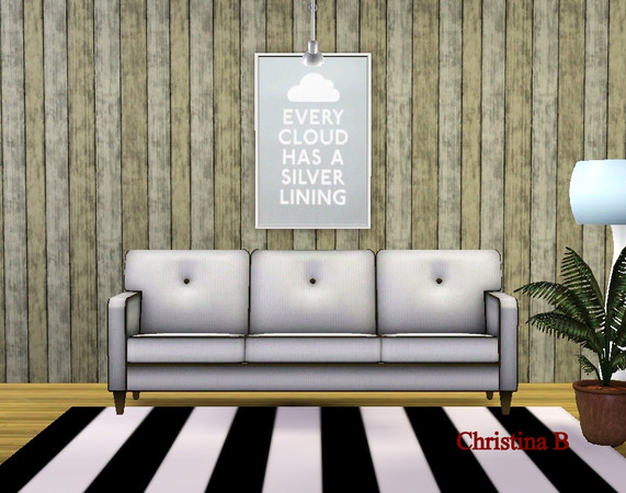 Sims 3 — Every Cloud Has A Silver Lining by cbatkinson73 — Graphic Art Print "Every Cloud Has a Silver Lining"