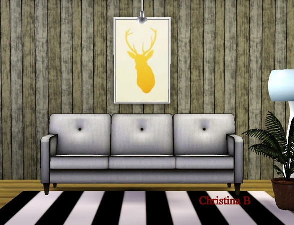 Sims 3 — Gold Deer by cbatkinson73 — Graphic Art Print "Gold Deer"