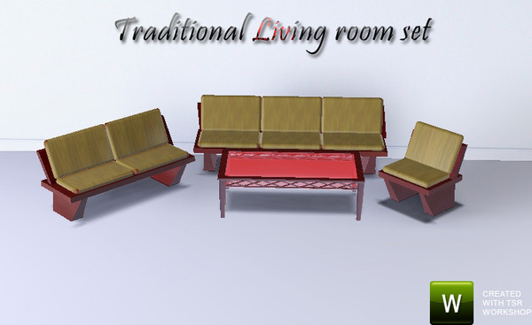 Sims 3 — TraditionalLivingRoom by Man-from-Novotroitsk — No description