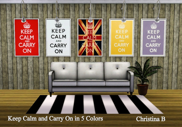 Sims 3 —  KeepCalmandCarryOn by cbatkinson73 — 