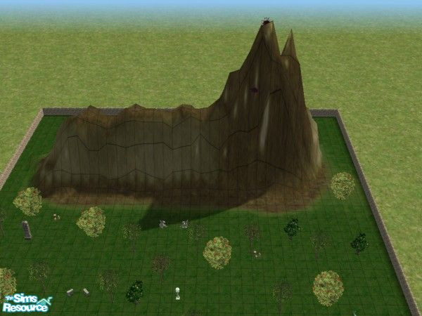 Sims 2 — Lone wolf pet cemetary by HollyHoskinson — A place where you will know your sims pets can rest in peace 