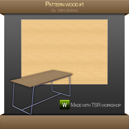 Sims 3 — pattern-wood#1 by DH4S — pattern-wood#1