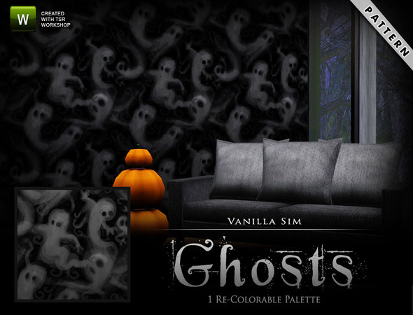 Sims 3 — Ghosts by Vanilla Sim — Smokey ghosts for a spooky Halloween