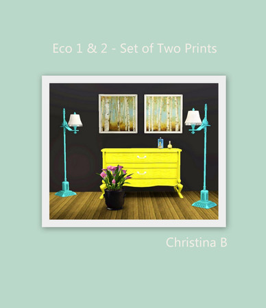 Sims 3 —  Eco by cbatkinson73 — Nature Art Eco 1 and 2
