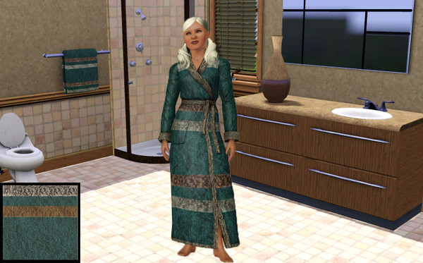 Sims 3 — towel- stripes by lreveles18 — striped towel